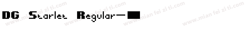 DG Starlet Regular字体转换
